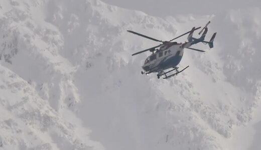 鳥取・大山雪崩事故 斜面上の捜索終了　今後は目視