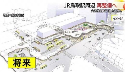 ＪＲ鳥取駅周辺をリ・デザイン　商業・宿泊など機能備えた複合施設整備へ　市民の意見も募る（鳥取市）