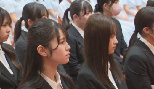 求人倍率２０倍超の年も　養成校では定員割れ傾向続く　歯科衛生専門学校で入学式