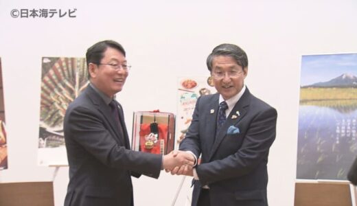 好調のエアソウル便　今後の課題などについて運航会社の代表理事と平井知事が面談　鳥取県