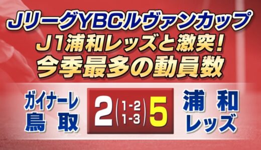 J1浦和と激突！　YBCルヴァンカップ・ガイナーレ鳥取vs浦和レッズ　鳥取県