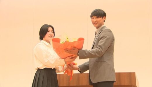 「メダルをかけて、もう一度母校に」パリ五輪出場権獲得　ローイング古田直輝選手が地元で意気込み