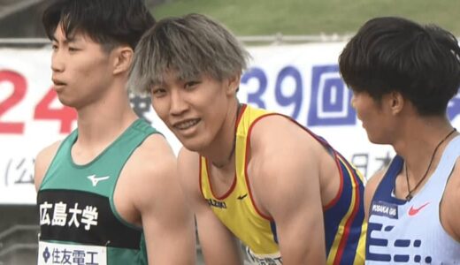 「決勝は吹きすぎてしまった」鈴木涼太が10秒06で優勝も追い風参考記録「この感覚を忘れないように」
