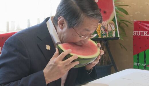 「鳥取すいか」過去最高39億円目指し平井知事の発信力に期待