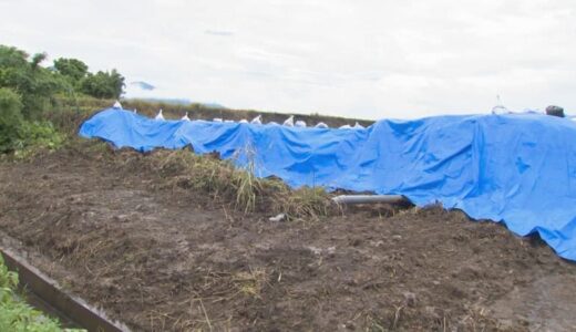 田植えができない…法面崩落の現場を訪ねると「用水路、排水路も土砂で埋まり水が流れない」土砂災害の危険高まる降水量100ミリ超