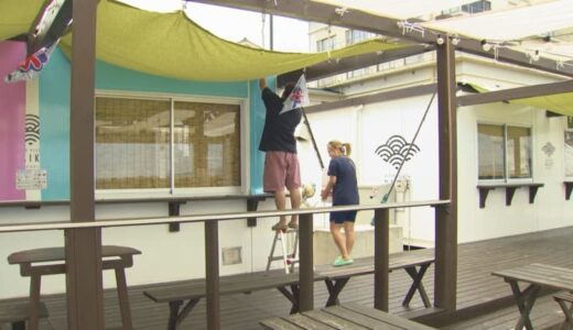 「37.4℃」中国地方今年最高気温更新…あすの海開きを前に熱中症対策進む「やけどしそうなくらい砂が熱くなっている」今年からサンダル販売へ