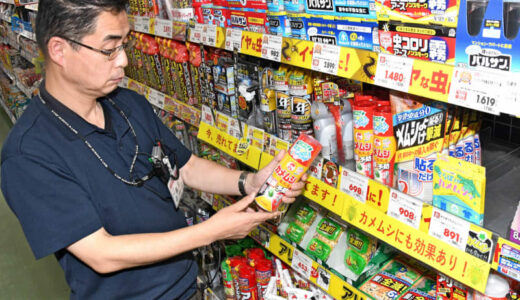 大量カメムシ、7～8月にはさらに増加か　小売店、対策グッズ特需「こんなこと初めて」　専用殺虫剤など品薄状態も　島根県、鳥取県
