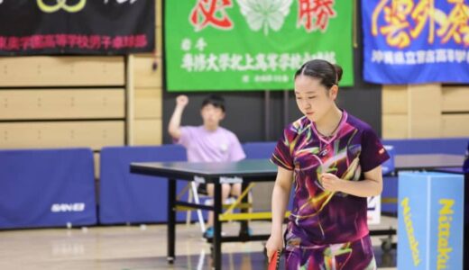 男子は鳥取敬愛、女子は鳥取城北が本戦出場権獲得＜卓球・インターハイ2024鳥取県予選＞