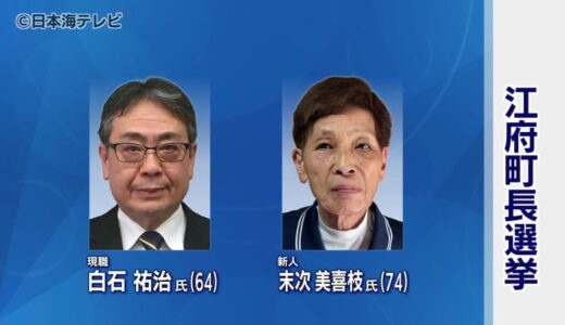 全国初の「オンライン立ち合い」実施へ　現職と新人が立候補　鳥取県江府町長選挙・告示
