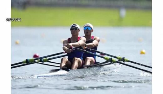 【速報】パリ五輪ローイング・男子軽量級ダブルスカルの古田選手（南部町出身）ペアは全体14位