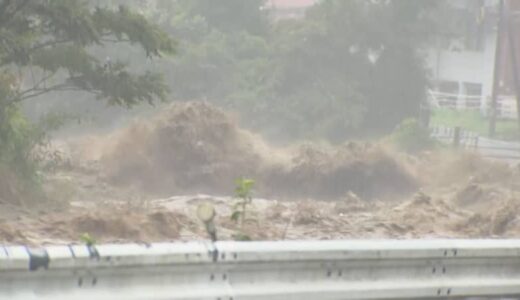 台風7号が去年直撃　ダム緊急放流・道路崩落・橋が流され集落孤立…人口減少の町を襲った被害、住民に変化も