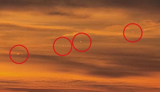 日本海沖の空に「４つ並んだ謎の光」を目撃　同じ日の同じ時間に出雲・松江・米子で目撃される　全国からも情報が…　正体は？　天文台に見てもらうと…