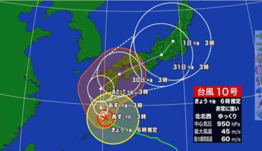 ゆっくりした速度で進む台風10号　山陰各地各地対応追われる　梨園では防風ネットで対策　日々変わる情報で祭りへの対応も困惑　鳥取県・島根県