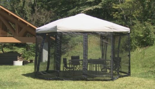 「この炭の香りがいいですから」　雨や暑さ虫に悩まされず楽しめる「全天候型ＢＢＱ」鳥取県大山のキャンプ場