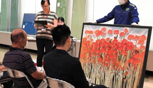 入選285点決定　第68回鳥取県美術展覧会「県展」　一般公募作品を審査