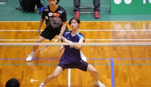 バド渡辺勇大＆18歳・田口真彩、新ペア結成から3連続ストレート勝ち！　ワタガシ解消から約2週間も