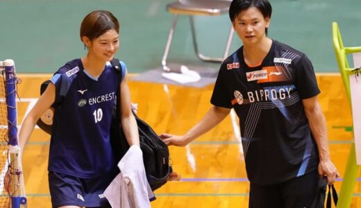 バド渡辺勇大＆18歳・田口真彩の新ペアが5連続ストレート勝ち　ワタガシ最終戦から18日「まだ遠慮ある」