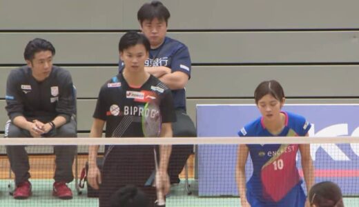「ワタガシ」ペア解消後の渡辺勇大　新ペアで挑んだ全日本社会人バドミントン選手権　準決勝で敗れる