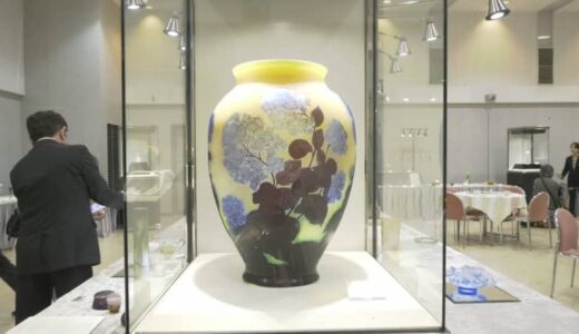 エミール・ガレと西洋アンティーク展　米子市のデパートで開催