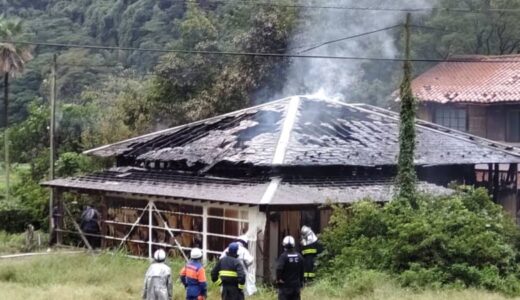 【続報】７０代夫婦が住む民家が炎上　鳥取県大山町