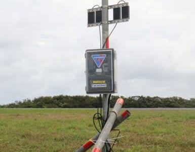 バードストライク防止へ　鳥の嫌がる音、効果を実証実験　長崎・対馬空港