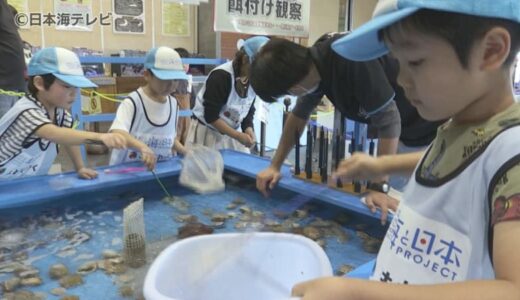 「僕もやってみたいな」　児童が水族館の仕事の魅力を体感　飼育員や広報の仕事に挑戦　鳥取県鳥取市
