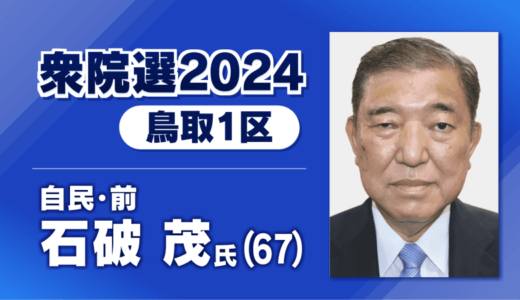 衆議院選挙鳥取1区　自民・石破氏当確　鳥取県初の首相として盤石の勝利