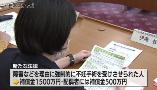 旧優生保護法の下で不妊手術などを強制された人を救済　プロジェクトチームの第1回会議　鳥取県