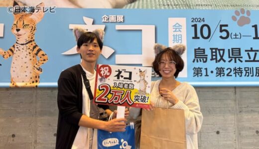 来場者が2万人突破　ネコの魅力満載！企画展「ネコ」　鳥取県鳥取市