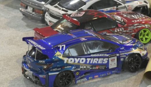 ラジコンレースに衝突疑似体験「モータースポーツ祭り㏌境港」にぎわう　自分の車でタイム競う「オートテスト」も