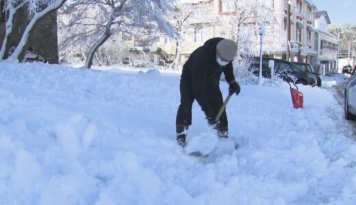 突然の積雪に「びっくり」大山は27センチ　14日には「今季一番の寒気」スキー場は期待