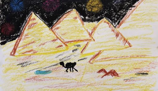久木小6年の安田紗夏さんが３つの絵画コンクールで連続入賞