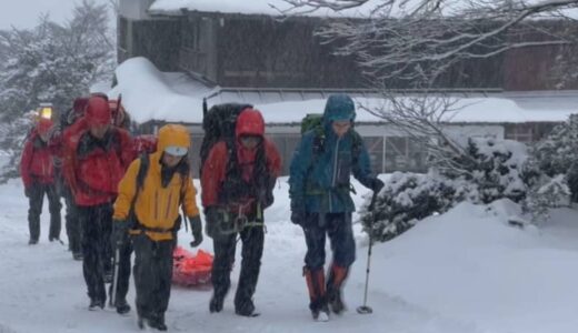 国立公園大山で単独登山中の男性(36)が遭難…登山届は未提出・雪崩ビーコン所持　雪山で一晩明かすも無事確認
