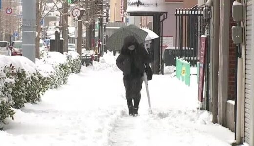 今季最強寒波の影響続き鳥取市で積雪急増…各地で氷点下の冷え込み　日中も極寒状態に（鳥取）