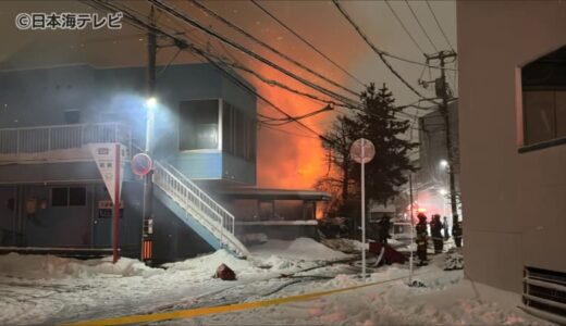 【速報】「初期消火に失敗した」　鳥取市内の住宅で火事　消防が消火活動中　鳥取県