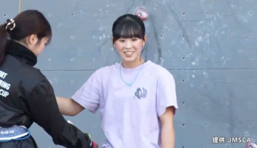 スピードジャパンカップ 林かりんが日本記録更新＆2年ぶり2度目Vで今シーズン好発進【スポーツクライミング】
