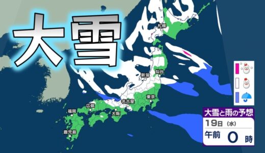 【大雪情報】氷点下39度以下の強烈寒波…東北、関東甲信、北陸、近畿、東海、山陰で『警報級の大雪』の可能性　1週間程度は気温が『かなり低い』ところも【雪のシミュレーション】