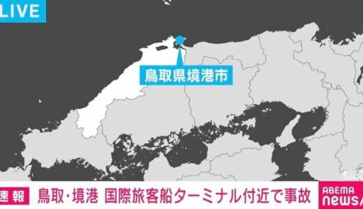 鳥取・境港市 国際旅客船ターミナル付近で事故 男性4人が重傷