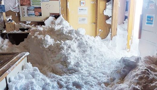 山の避難小屋退出時、扉を開けっぱなし？　中には1．8メートルの雪、一時使用不能　知識不足の登山者増加　山岳関係者が注意喚起　鳥取県