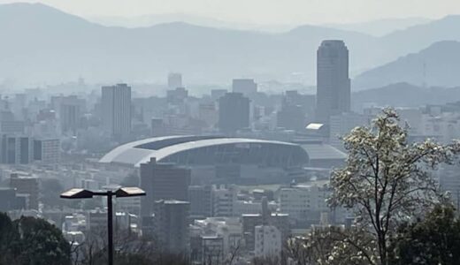 黄砂ことし初確認　広島、26日にかけて広範囲覆う予想