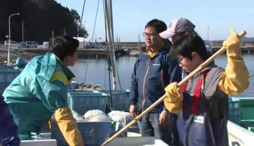「綾里ワカメ大作戦！」ボランティアと漁師をつなぐ　地元の男性が山火事で影響を受けたワカメ漁を支援　岩手県大船渡市